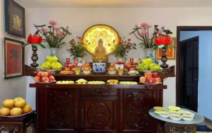 treo bàn thờ gia tiên